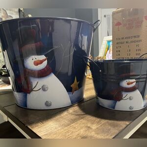 Hobby Lobby Christmas buckets